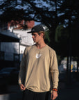 T-SHIRT SHAKA LONG SLEEVE BROWN
