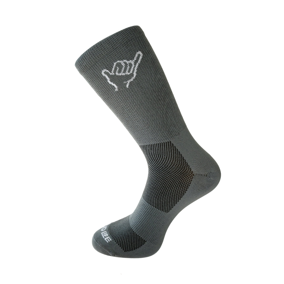 CALCETIN CICLISMO RACING LINE GREY