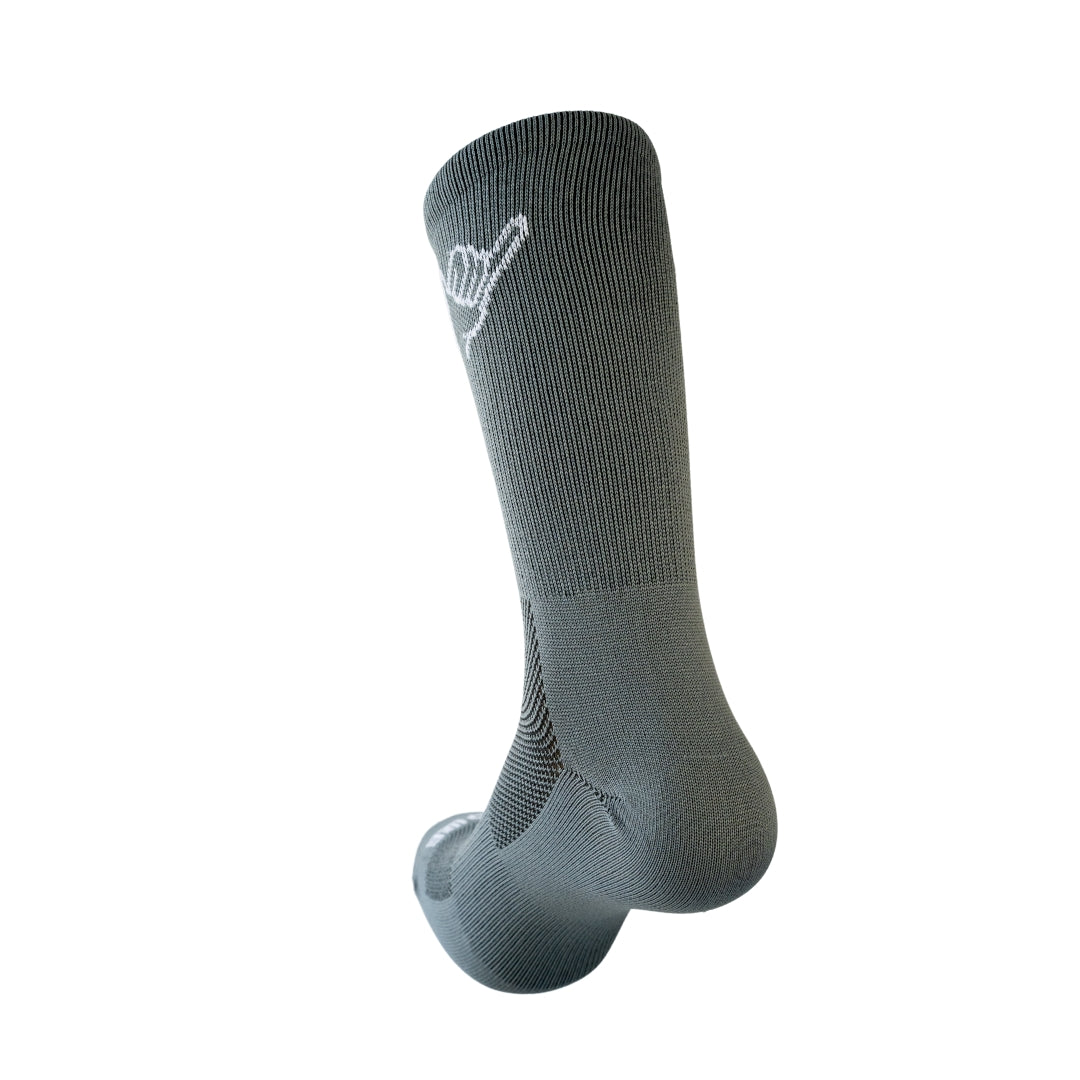 CALCETIN CICLISMO RACING LINE GREY