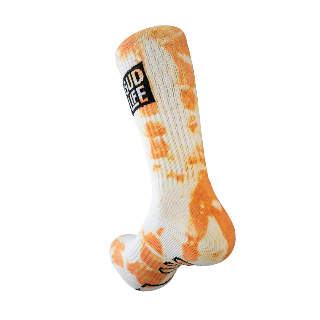 CALCETIN TIE DYE ORANGE