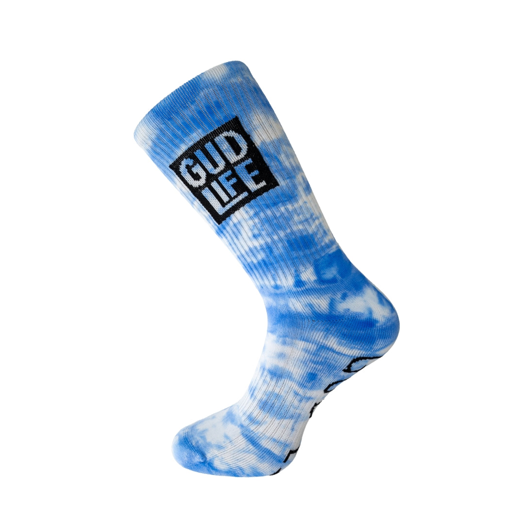 CALCETIN TIE DYE BLUE