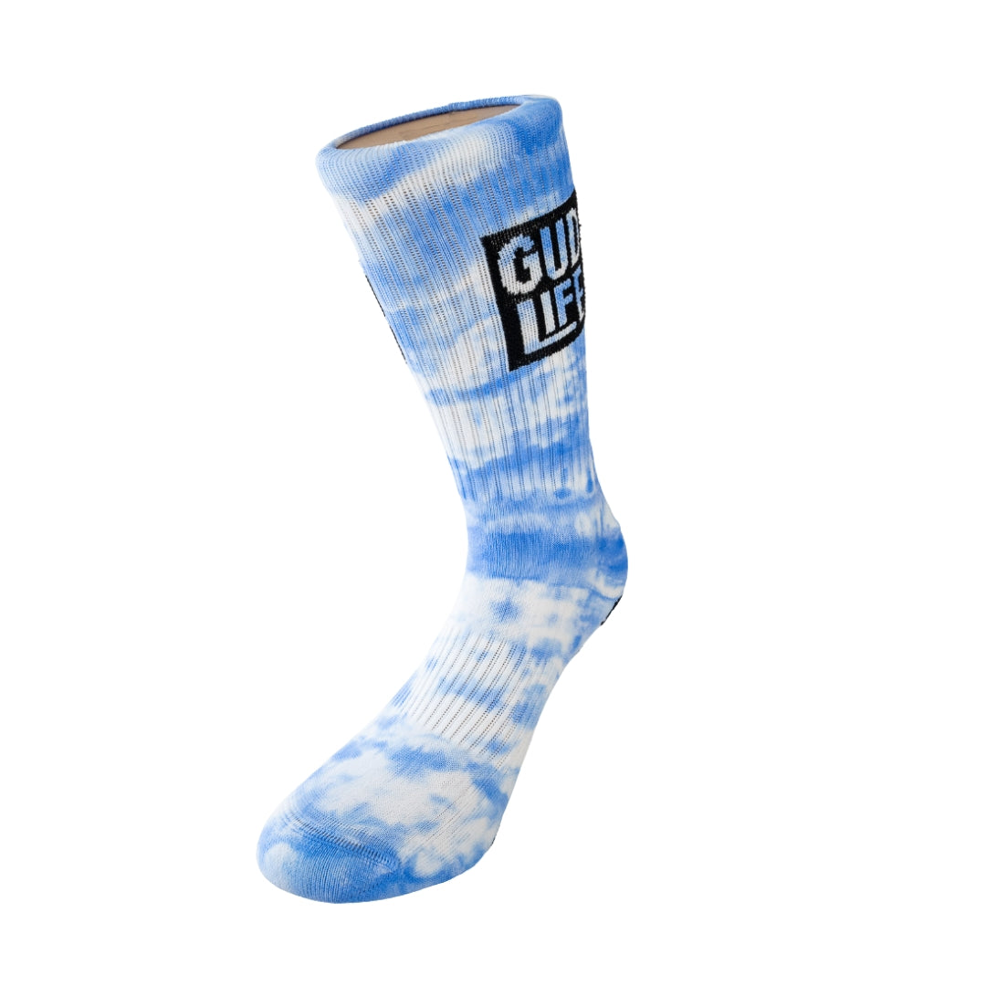 CALCETIN TIE DYE BLUE