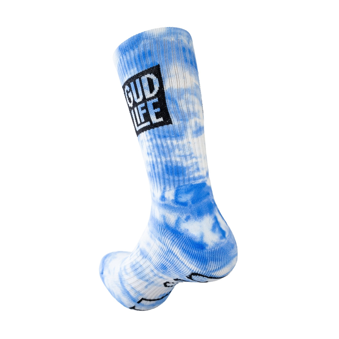 CALCETIN TIE DYE BLUE