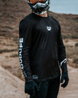 MTB JERSEY LONG SLEEVE PEAK BLACK