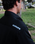TECH PARTY SHIRT BLACK RELAX FIT