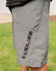 TECH SHORTS KIDS GREY