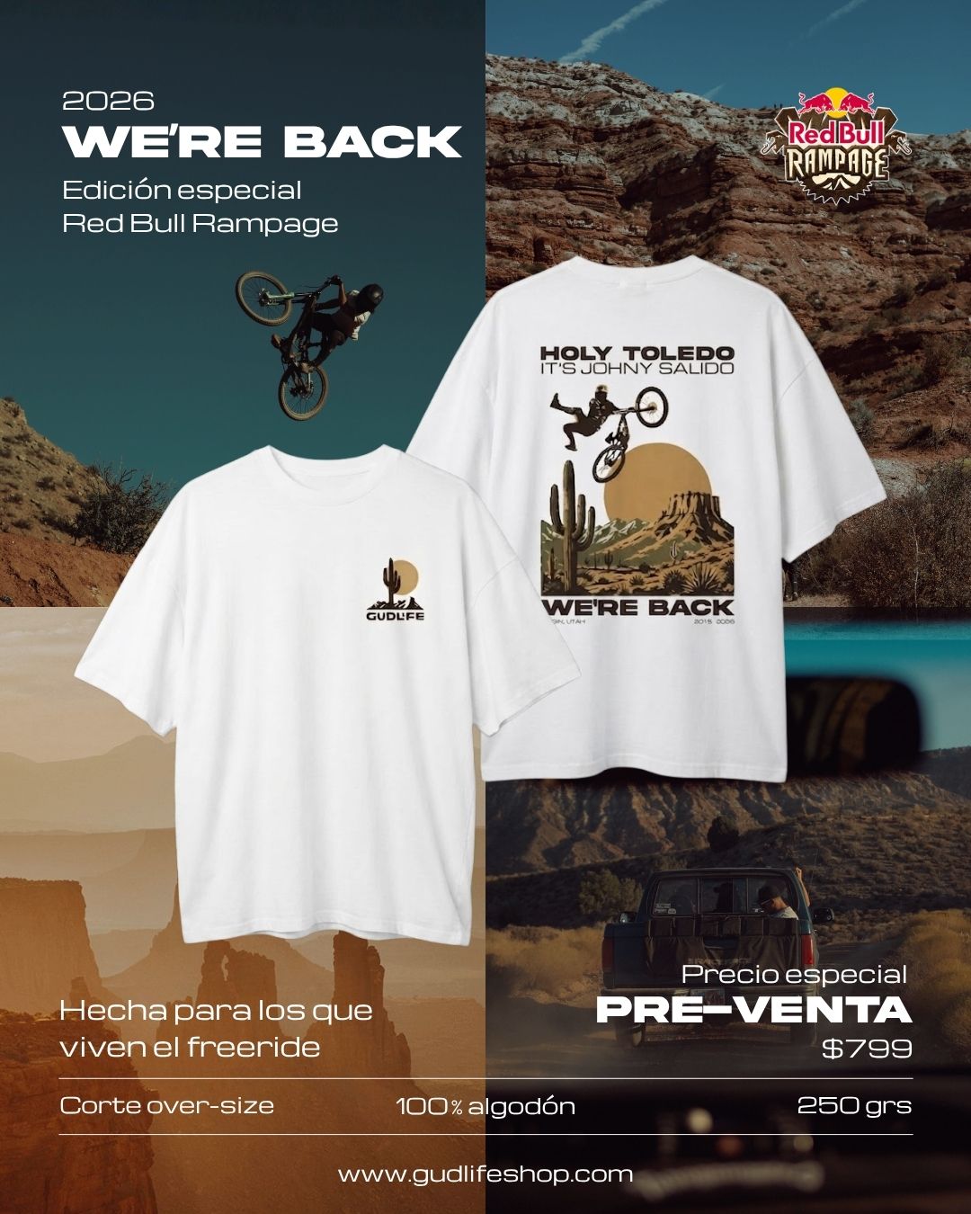 T-Shirt Holy Toledo Rampage Edición Especial Oversize