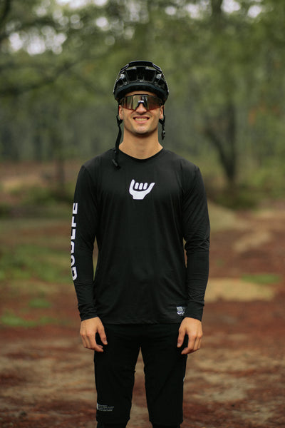 MTB JERSEY LONG SLEEVE PEAK BLACK
