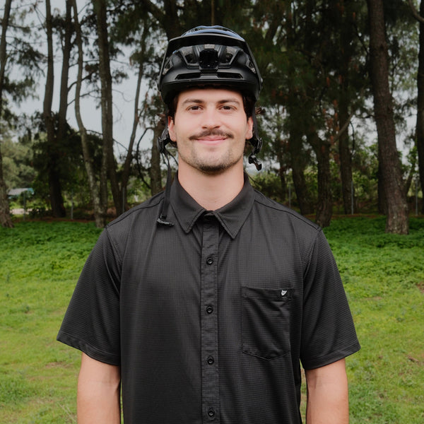 TECH PARTY SHIRT BLACK RELAX FIT
