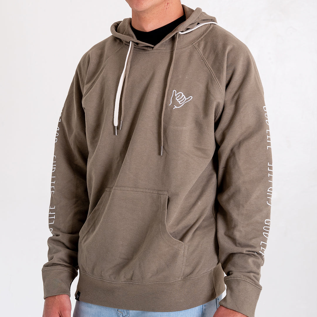 SHAKA LIGHT HOODIE GREEN