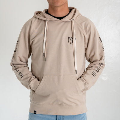 SHAKA LIGHT HOODIE BEIGE