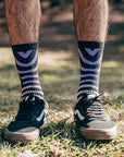 PEACH ZEBRA SOCKS