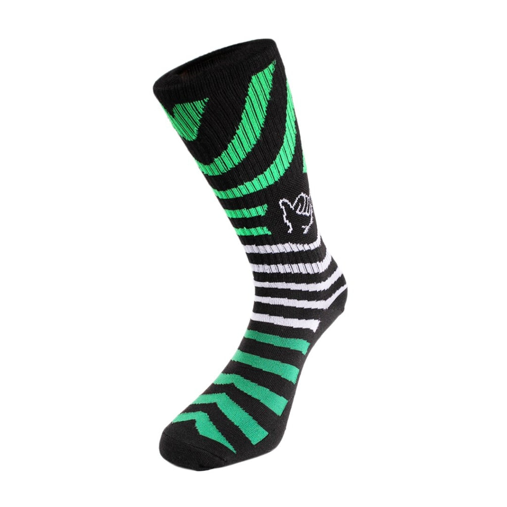 Green Zebra Socks