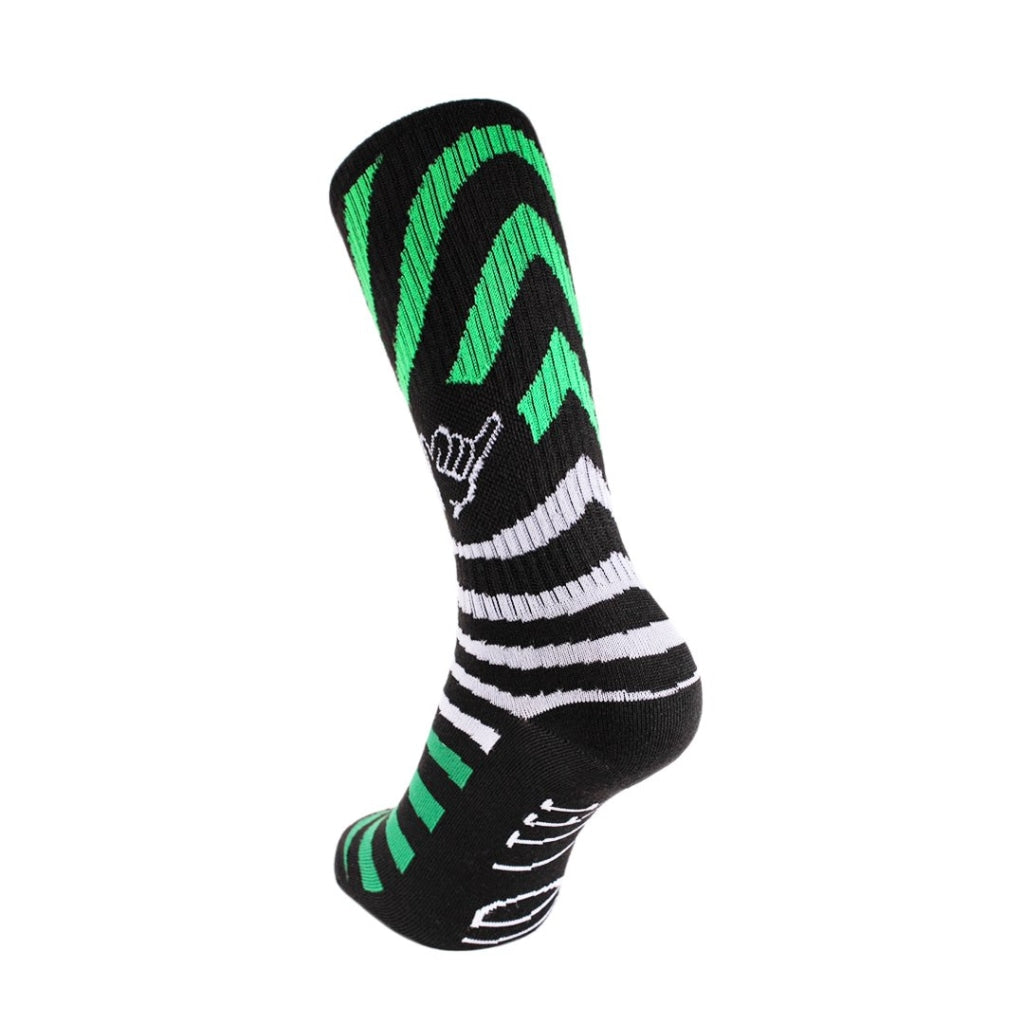 Green Zebra Socks