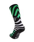 Green Zebra Socks