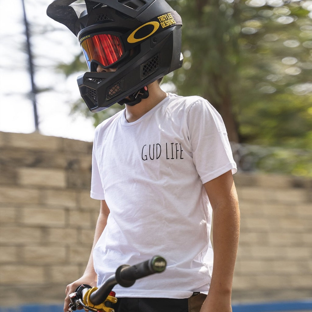 Gud Life Tee Kids White T-Shirt