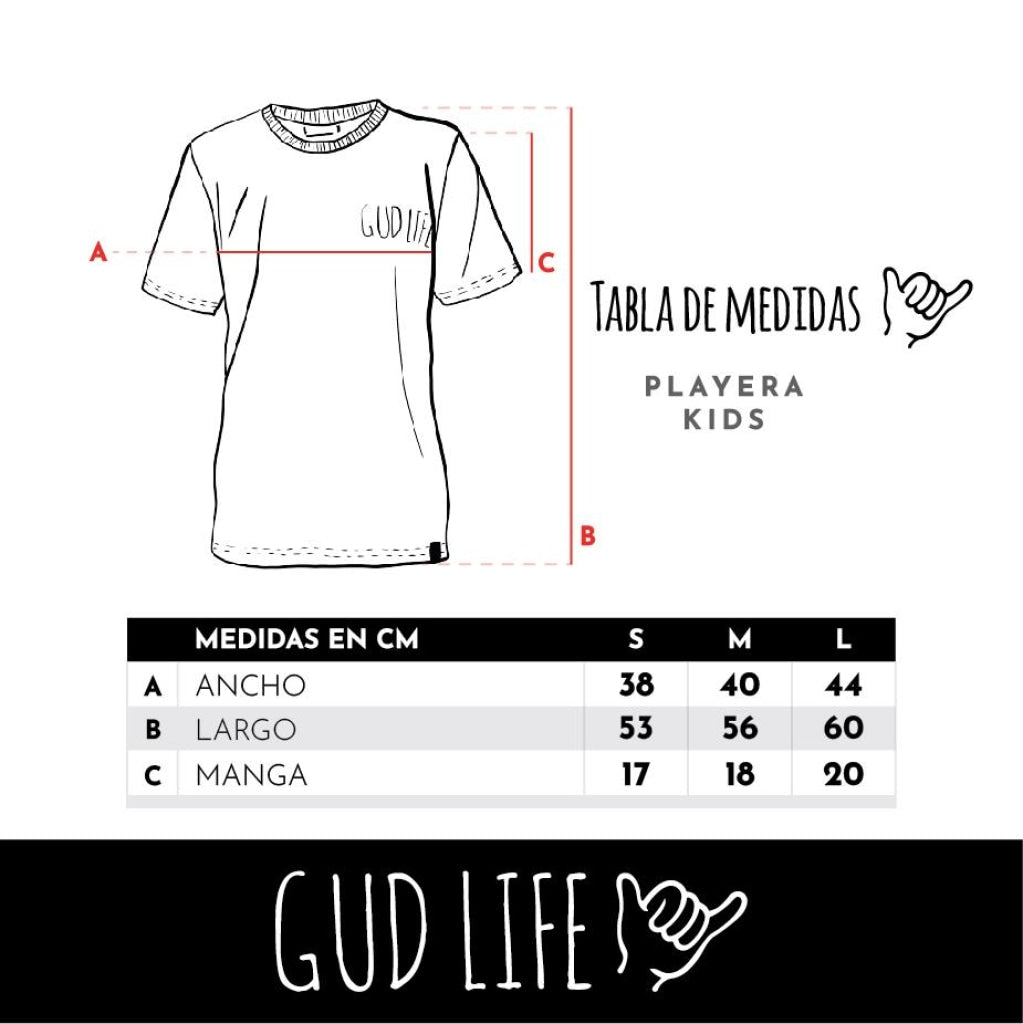 Gud Life Tee Kids White T-Shirt