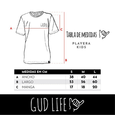 Gud Life Tee Kids White T-Shirt