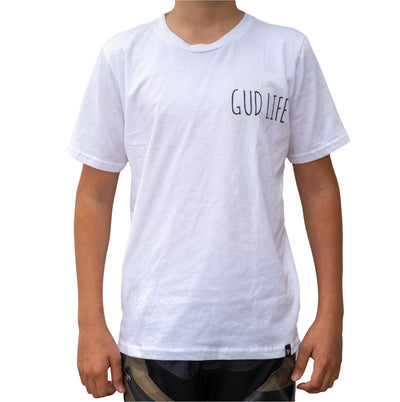 Gud Life Tee Kids White T-Shirt