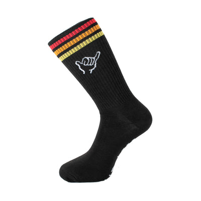 Shaka Socks Stripes Black