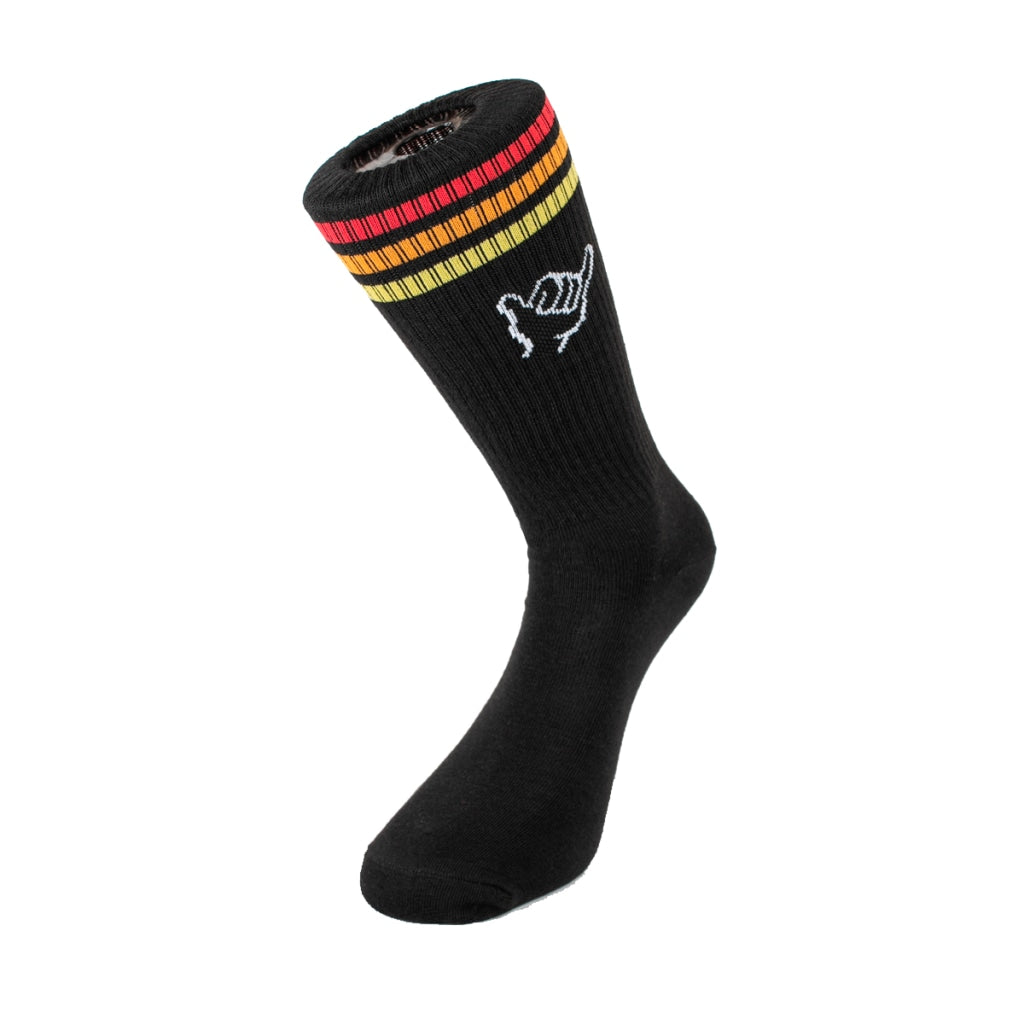 Shaka Socks Stripes Black