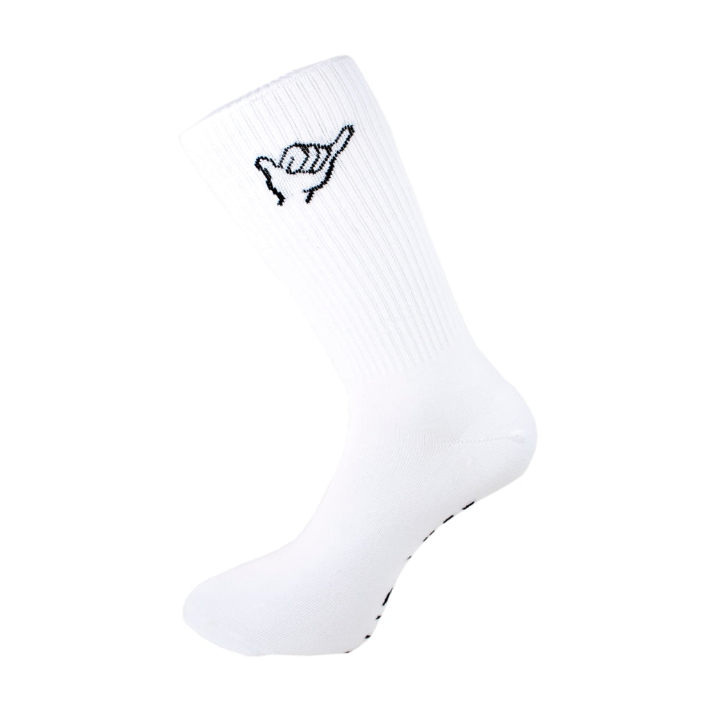 Shaka Socks White